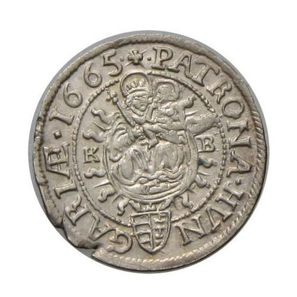 I. Lipót 1665 KB 3 krajcár