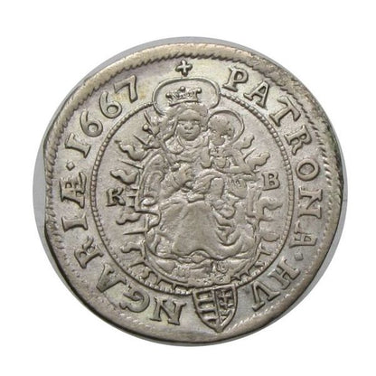 I. Lipót 1667 KB VI krajcár