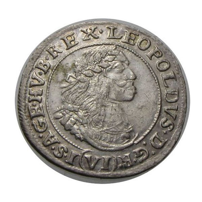 I. Lipót 1669 KB VI krajcár