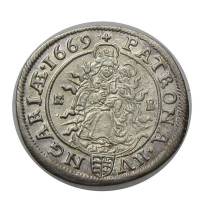 I. Lipót 1669 KB VI krajcár