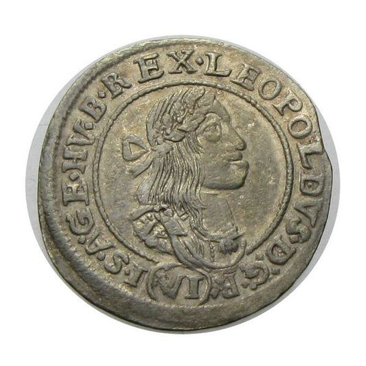 I. Lipót 1671 KB VI krajcár