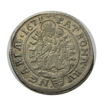 I. Lipót 1671 KB VI krajcár