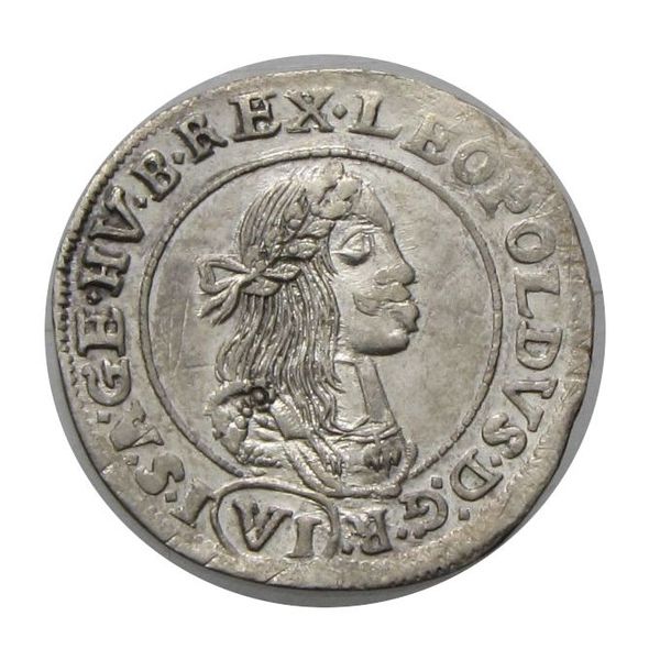 I. Lipót 1672 KB VI krajcár