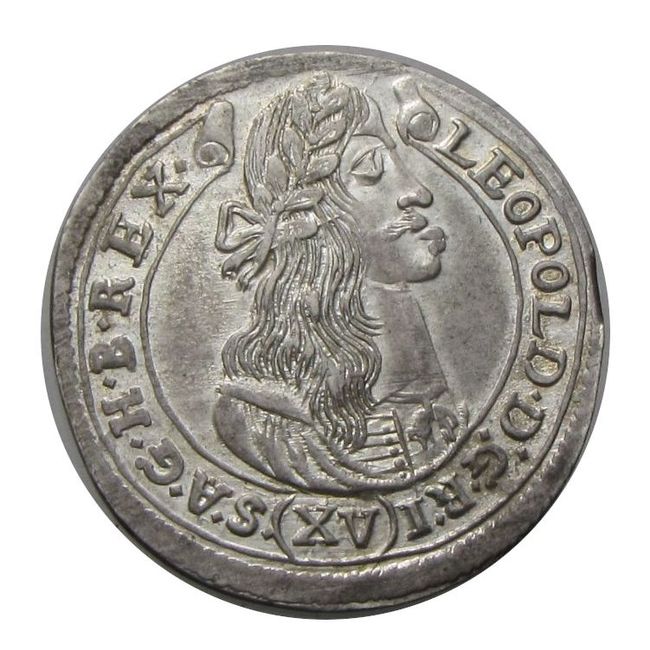 I. Lipót 1677 KB XV krajcár