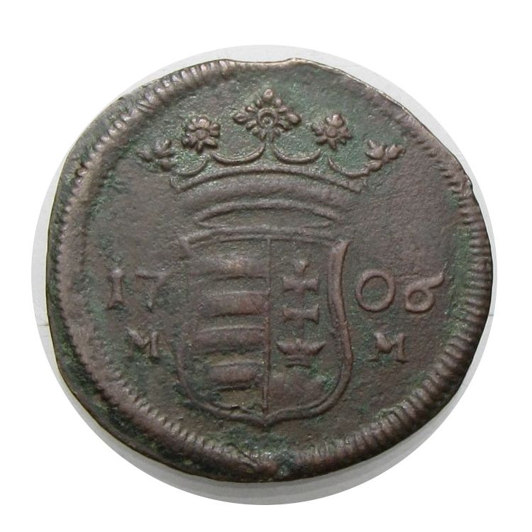 II. Rákóczi Ferenc 1706 MM X Poltura