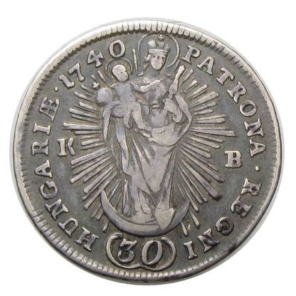 III. Károly 1740 KB 30 krajcár