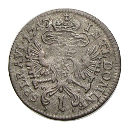 Lotharingiai Ferenc 1747 WI 1 krajcár