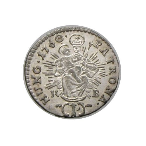 Mária Terézia 1760 KB 1 krajcár