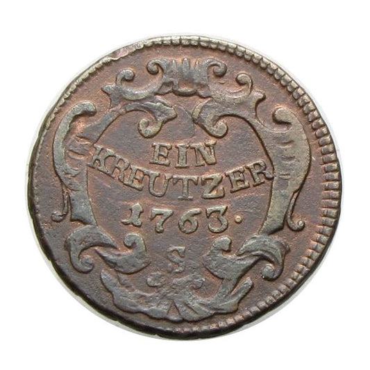 Mária Terézia 1763 S 1 krajcár