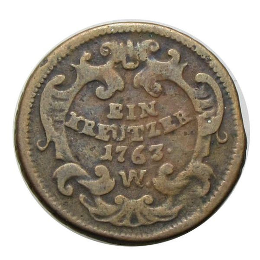 Lotharingiai Ferenc 1763 W 1 krajcár