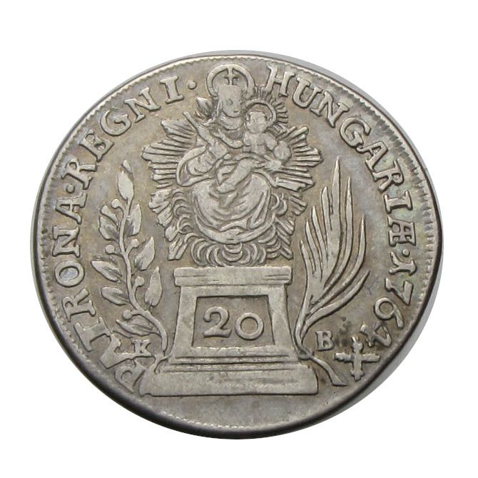 Mária Terézia 1764 KB 20 krajcár