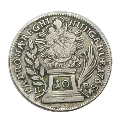 Mária Terézia 1765 KB 10 krajcár