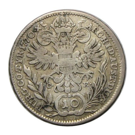 Mária Terézia 1770 CK 10 krajcár