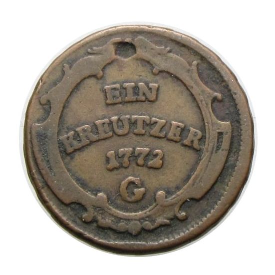 Mária Terézia 1772 G 1 krajcár