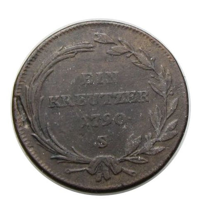 II. József 1790 S 1 krajcár