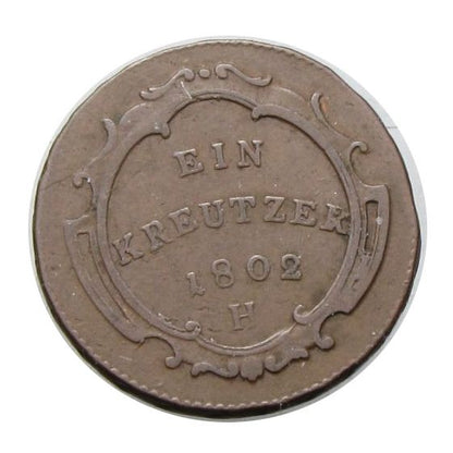 Ferenc 1802 H 1 krajcár