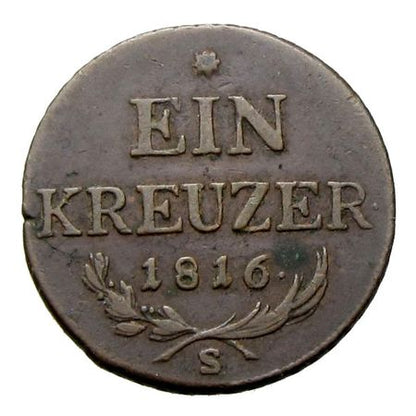 Ferenc 1816 S 1 krajcár