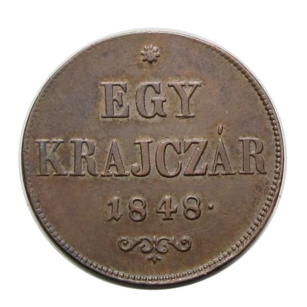 Szabadságharc 1848 1 krajcár