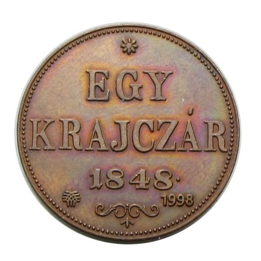 Szabadságharc 1848 1 krajcár utánveret