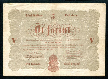 1848 5 Forint barna