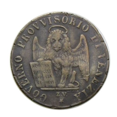 V. Ferdinánd 1849 ZV 3 centesimi