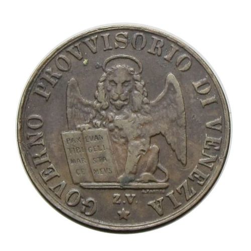 V. Ferdinánd 1849 ZV 5 centesimi