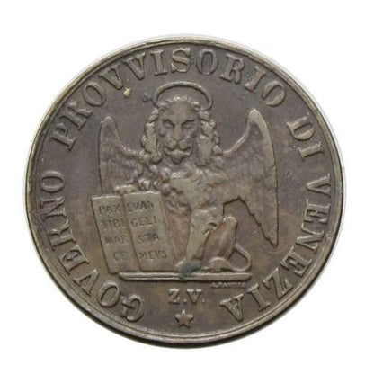 V. Ferdinánd 1849 ZV 5 centesimi