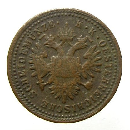 Ferenc József 1851A 1 krajcár