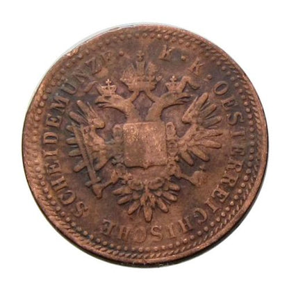 Ferenc József 1851B 1 krajcár