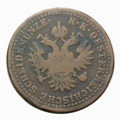 Ferenc József 1851B 2 krajcár