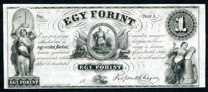 1852A 1 Forint - Emigráció