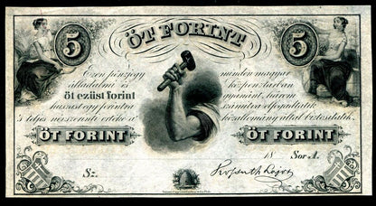 1852A 5 Forint - Emigráció