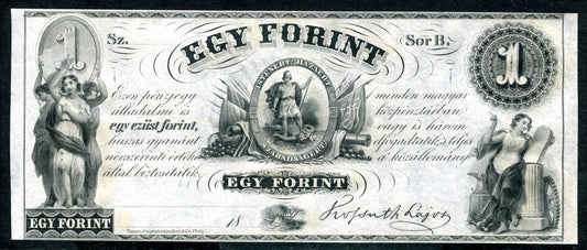 1852B 1 Forint - Emigráció