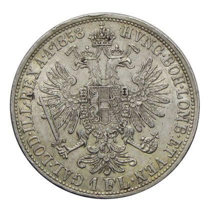 Ferenc József 1858A 1 Florin