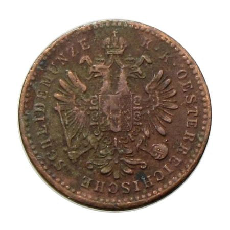 Ferenc József 1858B 1 krajcár