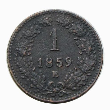 Ferenc József 1859B 1 krajcár