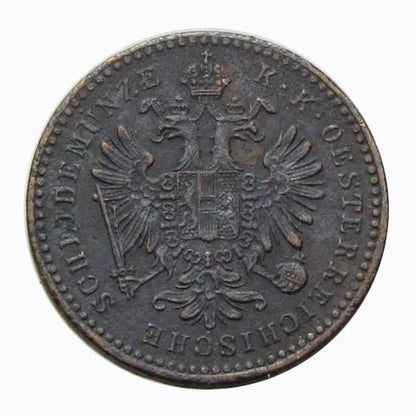 Ferenc József 1859B 1 krajcár