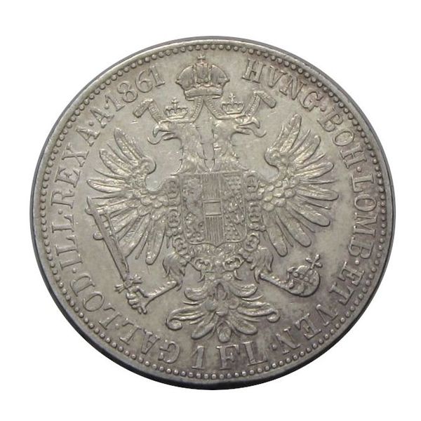 Ferenc József 1861A 1 Florin