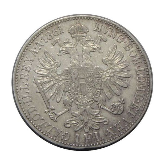 Ferenc József 1861A 1 Florin