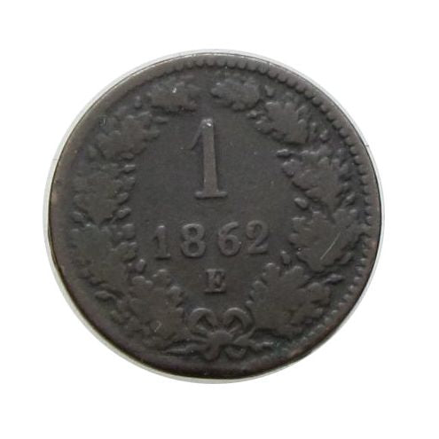 Ferenc József 1862E 1 krajcár