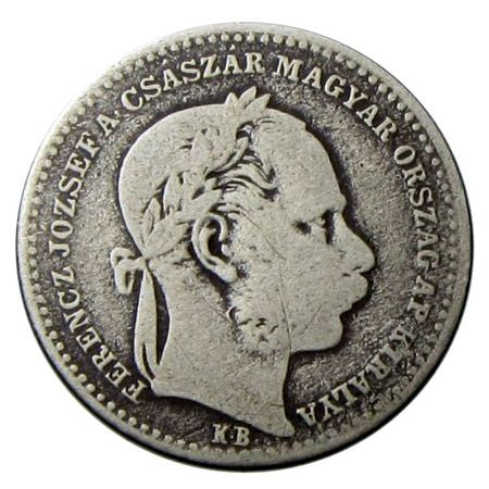 Ferenc József 1868KB 20 krajcár Váltó Pénz