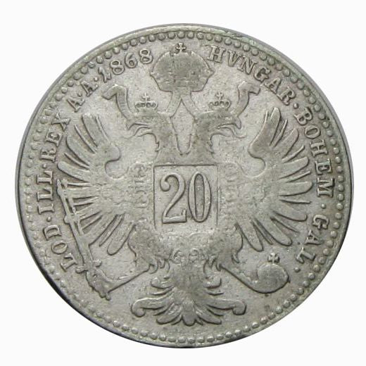 Ferenc József 1868 20 krajcár