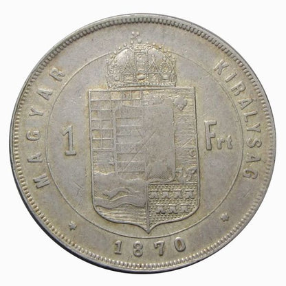 Ferenc József 1870GyF 1 Forint
