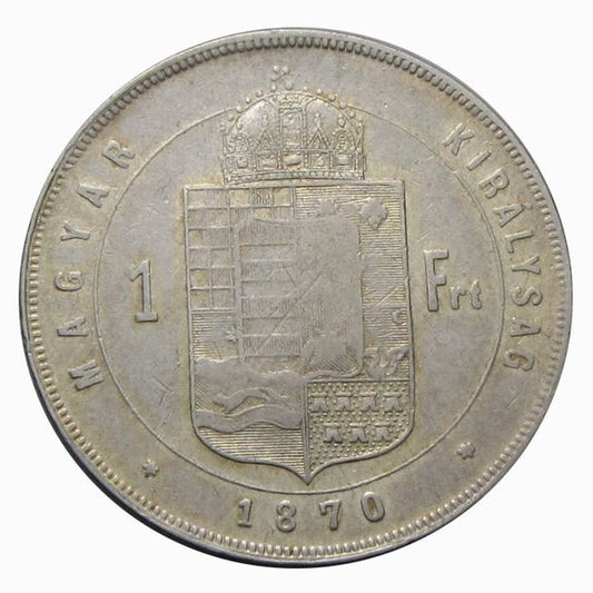 Ferenc József 1870GyF 1 Forint