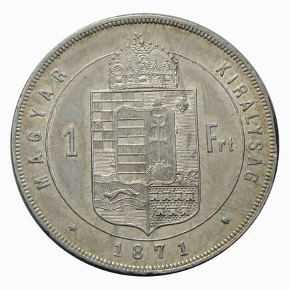 Ferenc József 1871KB 1 Forint