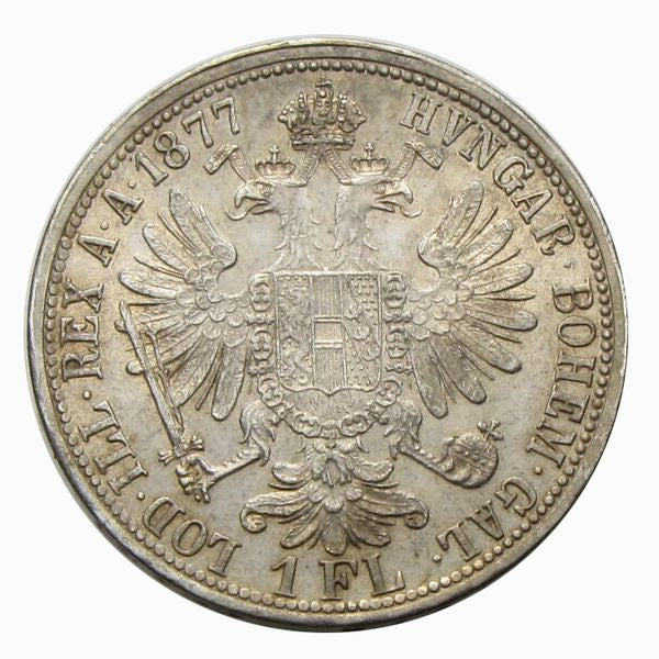 Ferenc József 1877 1 Florin