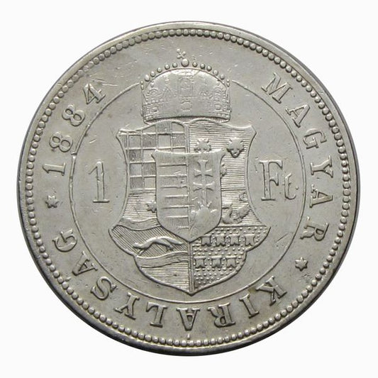 Ferenc József 1884KB 1 Forint