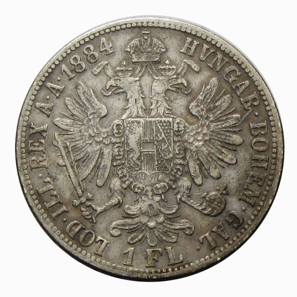 Ferenc József 1884 1 Florin