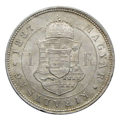 Ferenc József 1887KB 1 Forint