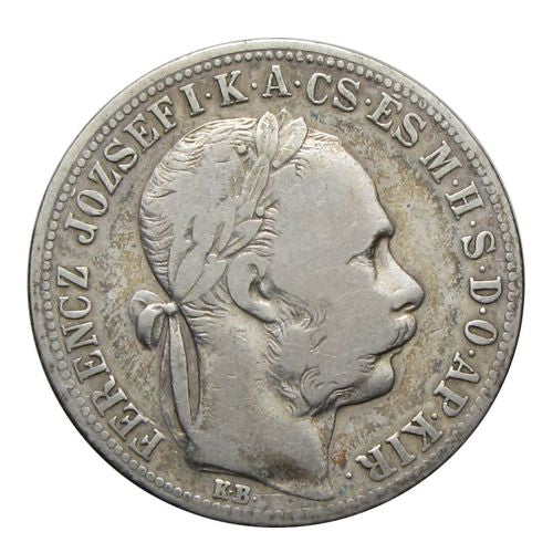 Ferenc József 1890KB 1 Forint - Fiume